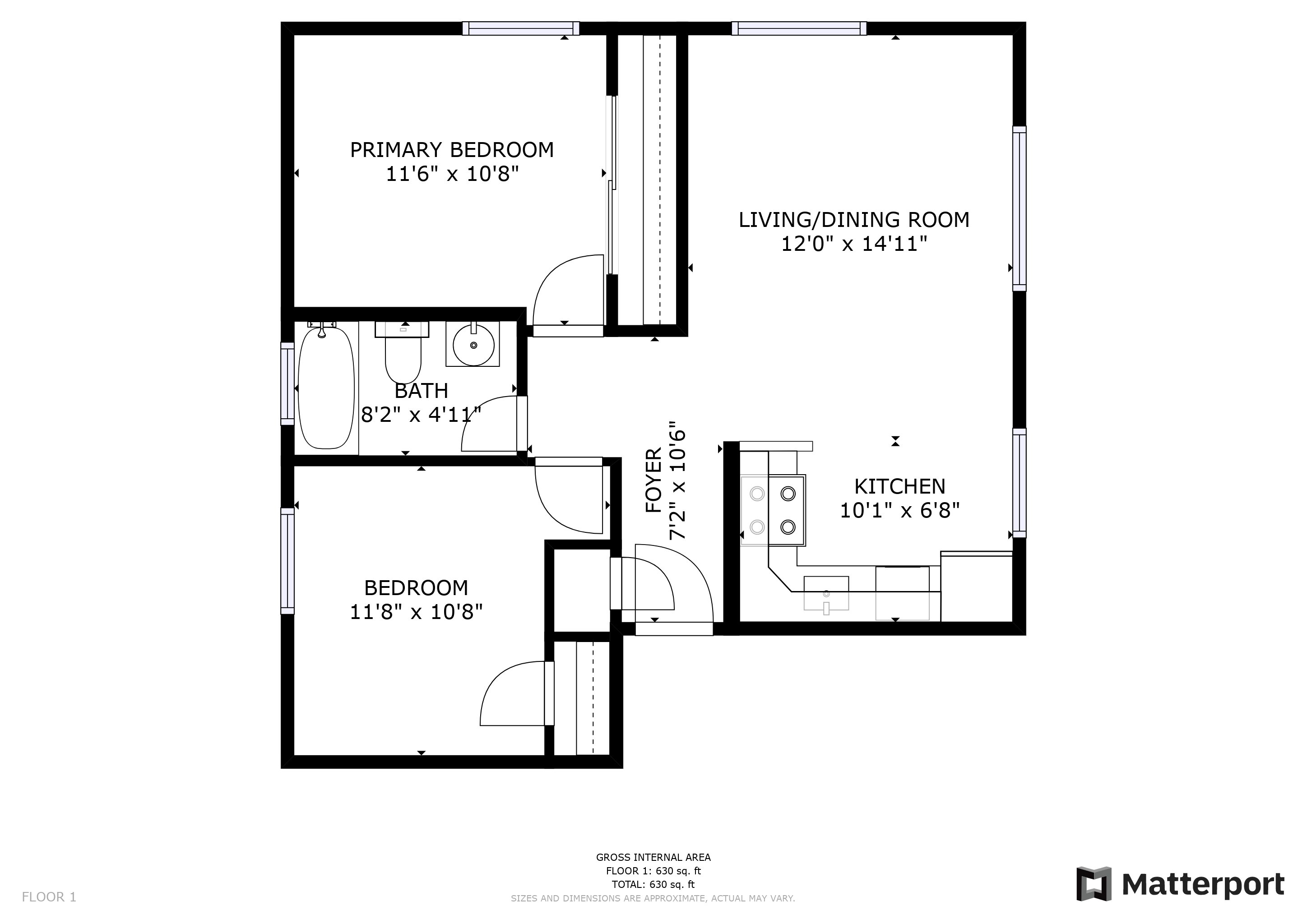 Floor Plans of Lincoln Park Apartments in Denver, CO